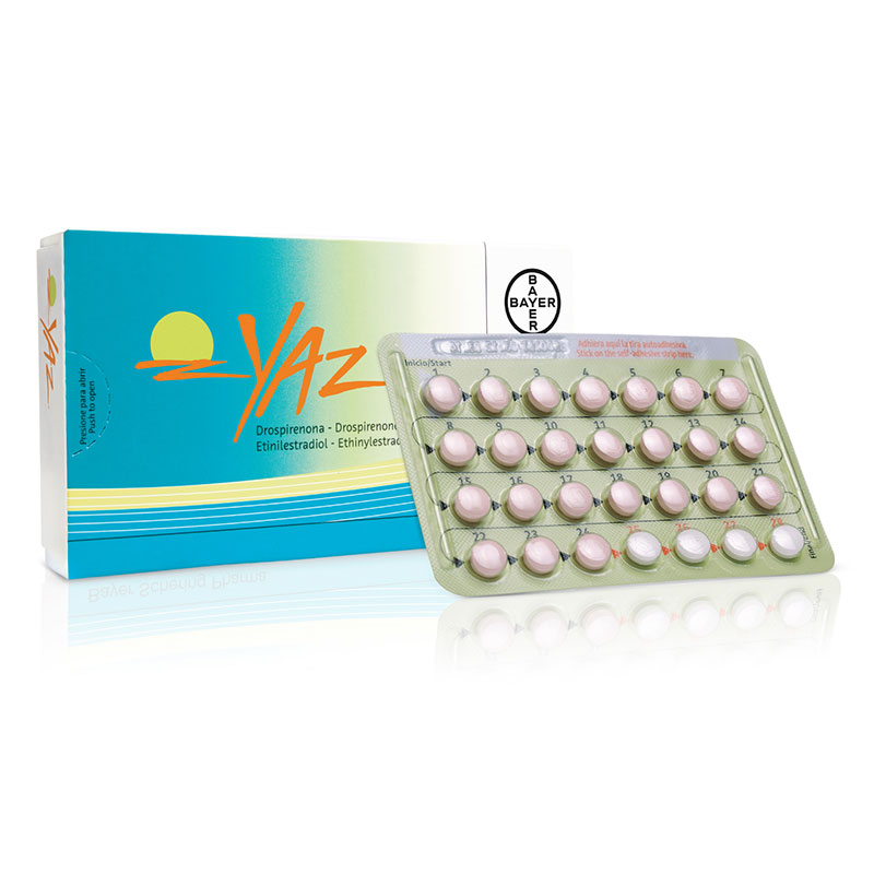 Yaz X 28 Tabletas Anticonceptivas - Farmacias Economicas